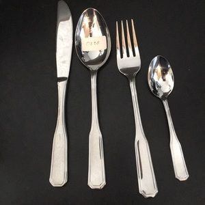 New Amefa Holland AFS25 4 pc Flatware